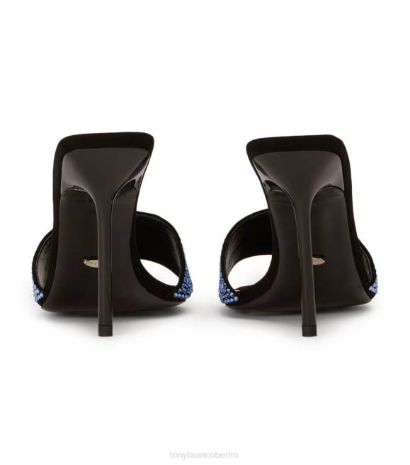 Stöckelschuhe| de Tony Bianco Frauen Naomi Heels Kristallblau/schwarzes Wildleder 4624147